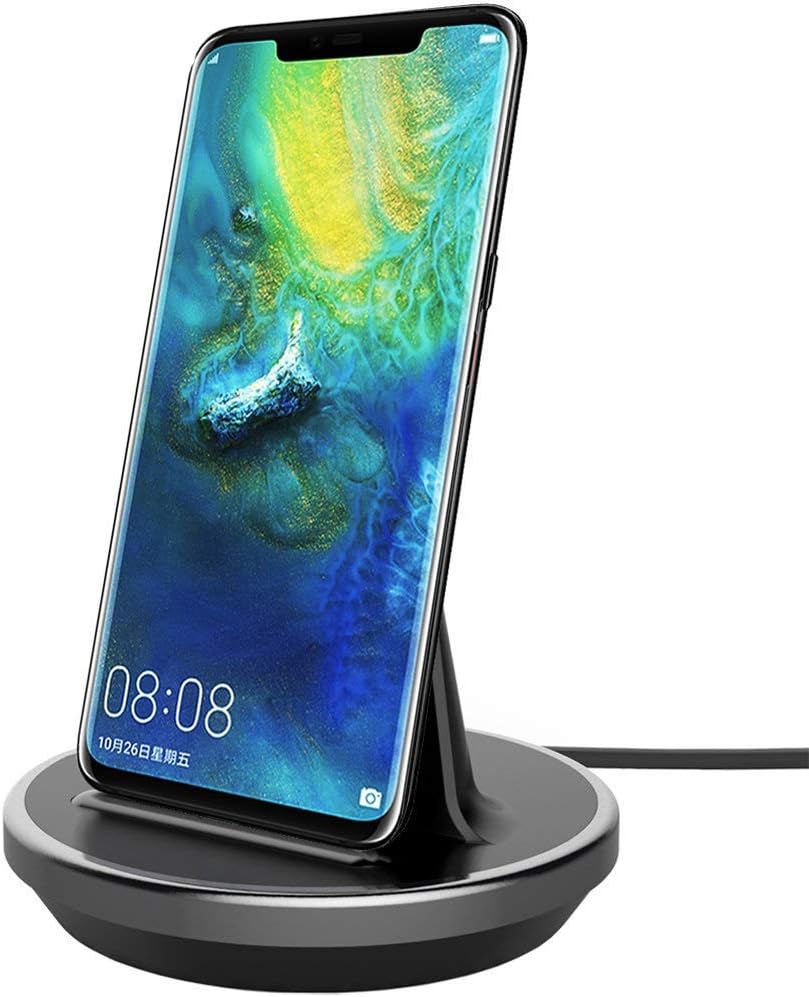 USB-C Charging Dock for Huawei P30 Pro/Mate20 Pro/P20 Pro/P20/P20 lite/P10 Plus/P10 lite Desktop Charging Dock, USB Type-C USB-C Charger Stand Charger Station