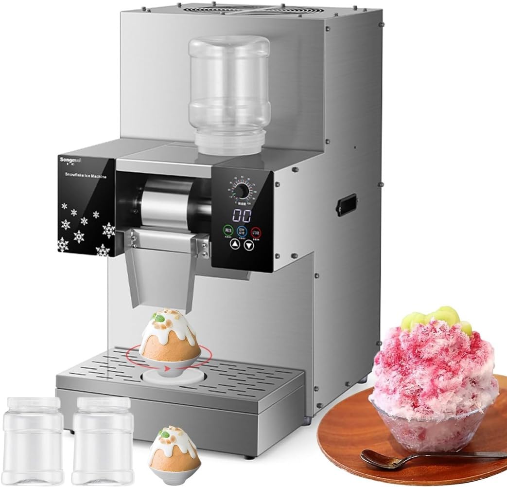 Amazon.co.jp: かき氷機 業務用 3秒で氷が出 電動 アイスクラッシャー