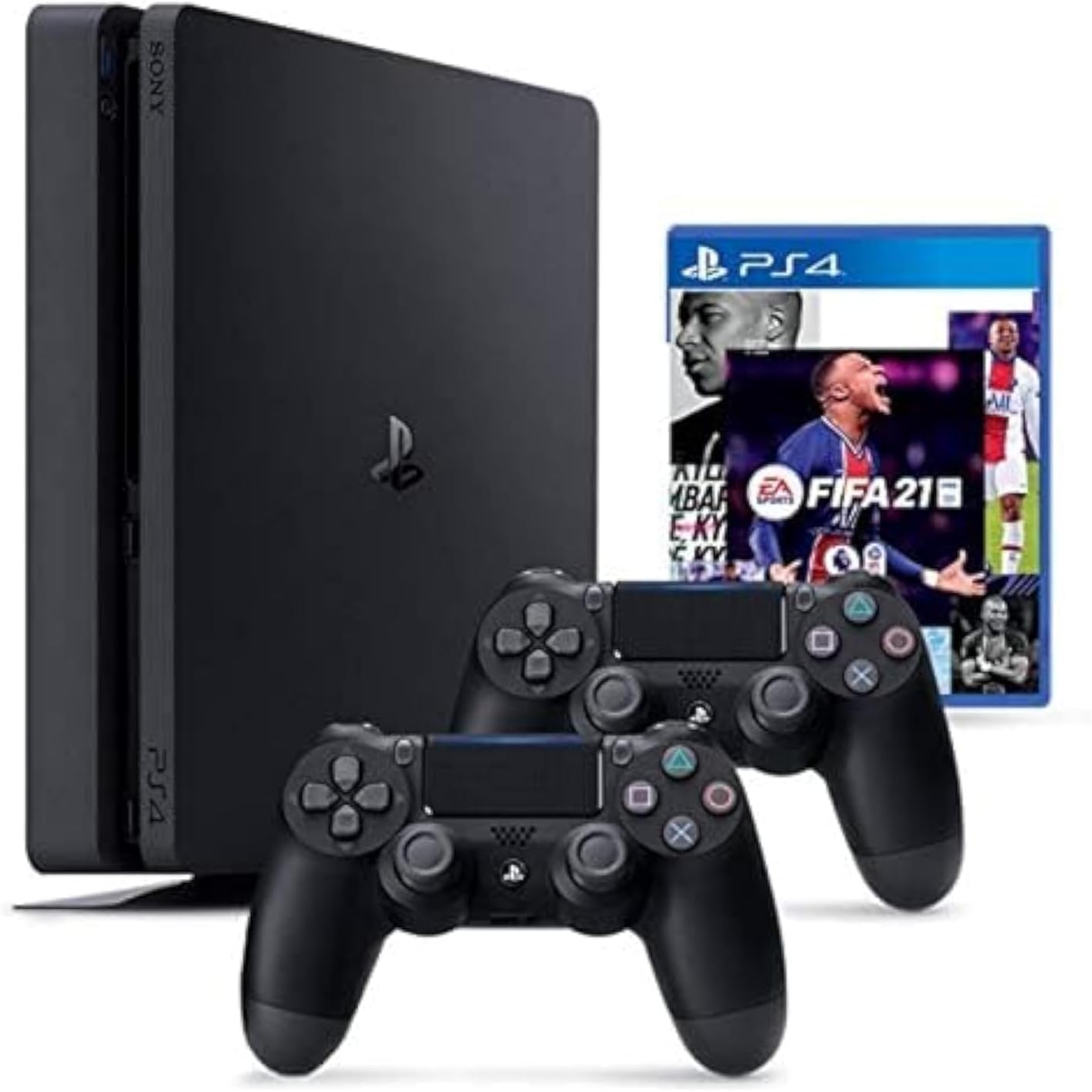 PlayStation 4 Slim 500GB + FIFA21 + 2 Controller (PS4)