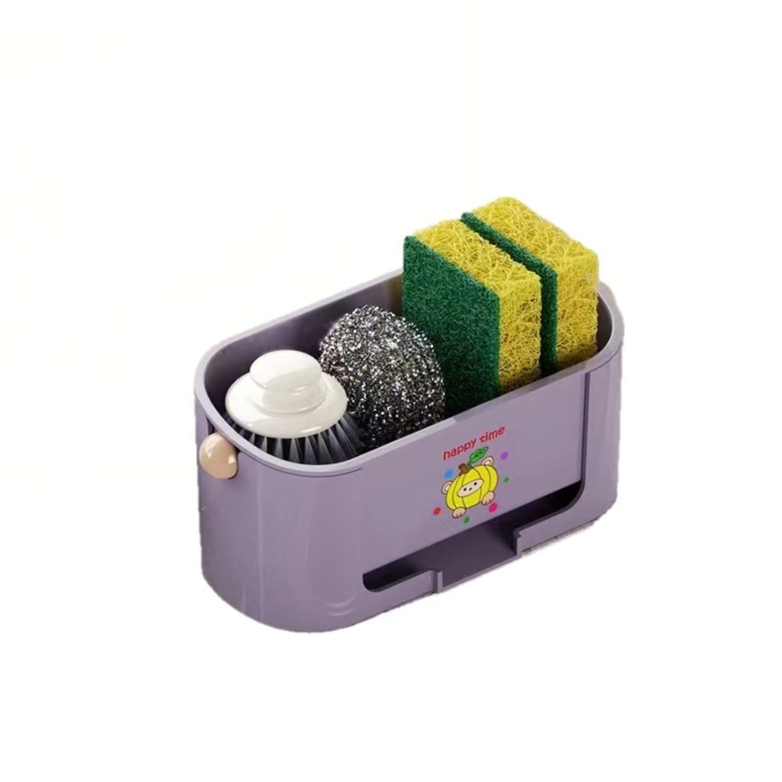 ALIHLUDNB Kitchen Storage Rack, Household Sponge Cloth, dishwashing and draining Rack, Hanging Basket