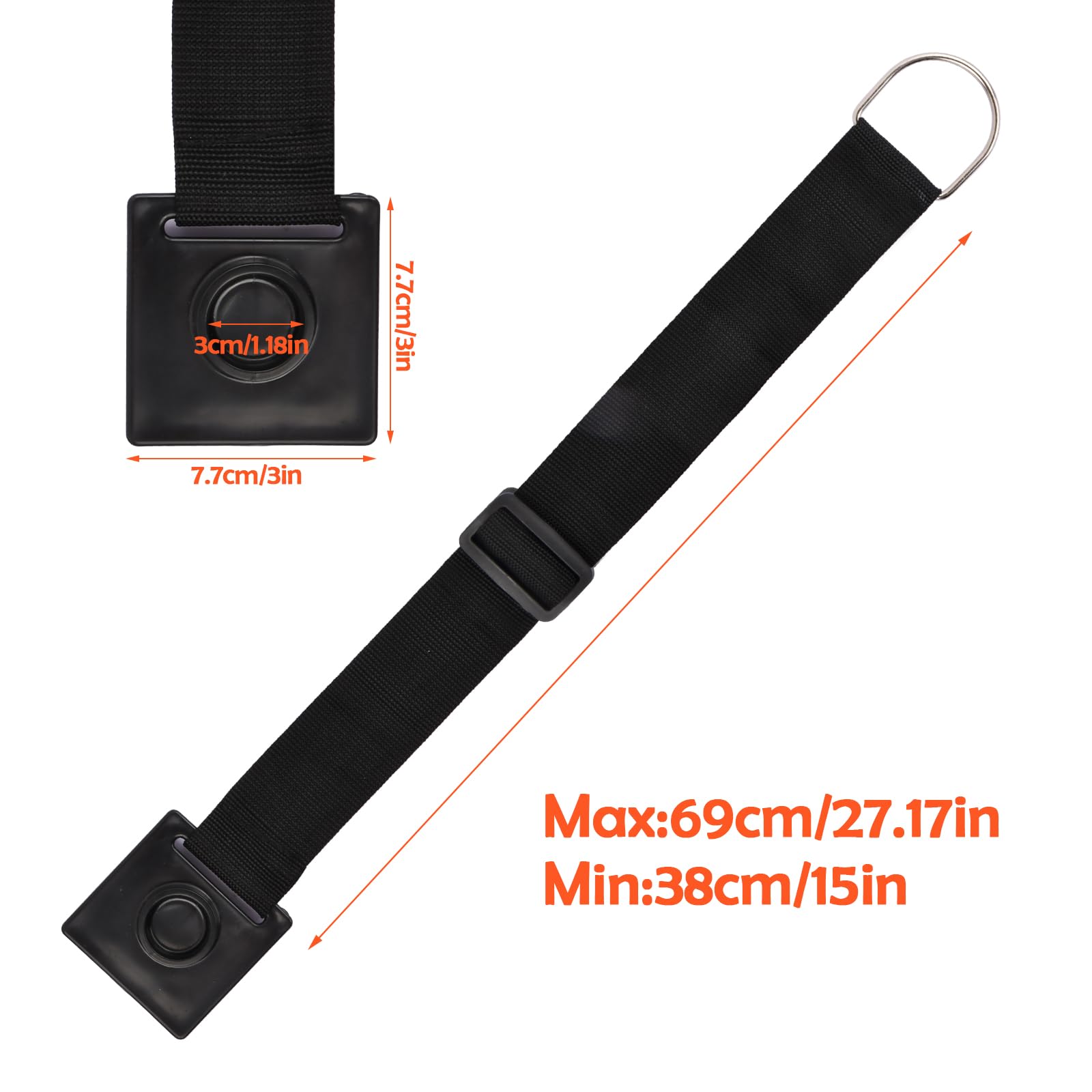 Godneei Anti-Slip Cello Pad, Non Slip Mat, Endpin Protector for Cello, Black - Image 3