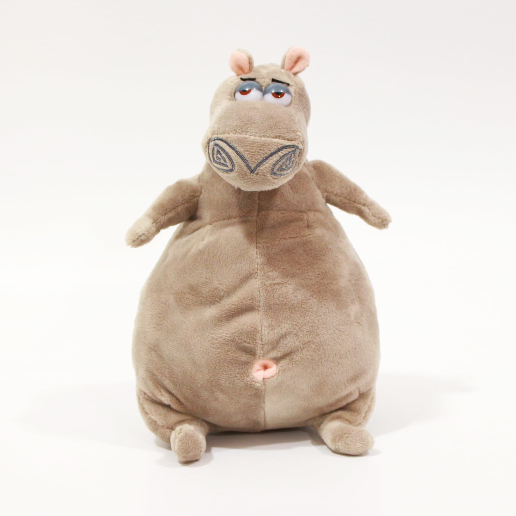 FIASHCN Movie Madagascar Penguins Plush Toy Sets Cute Cartoon Hippo Giraffe Lion Pillow Stuffed Animal Doll for Kids Gift 40cm Hippo