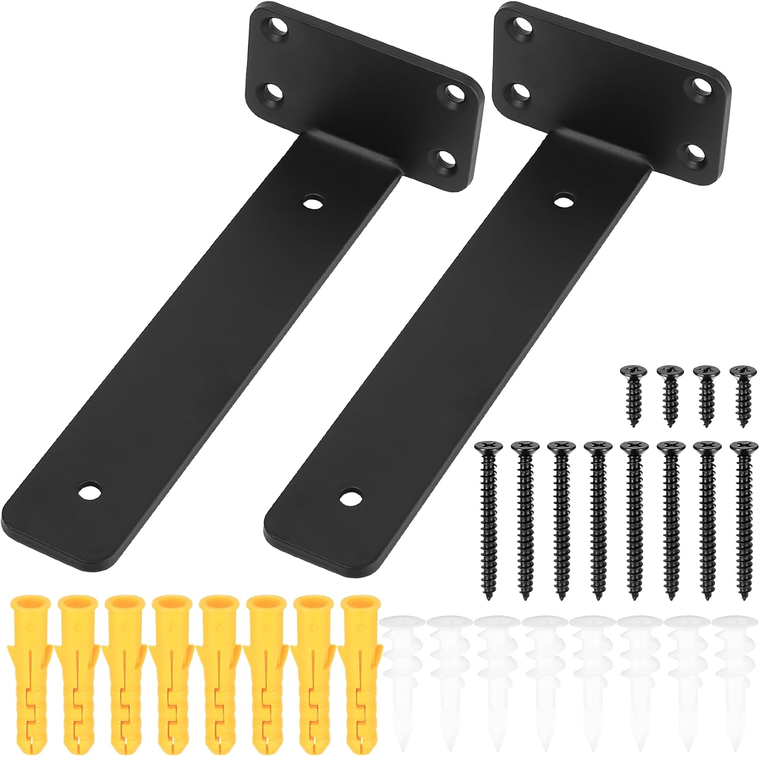 Shelf Bracket, 2 Pieces Floating Shelf Brackets, Invisible