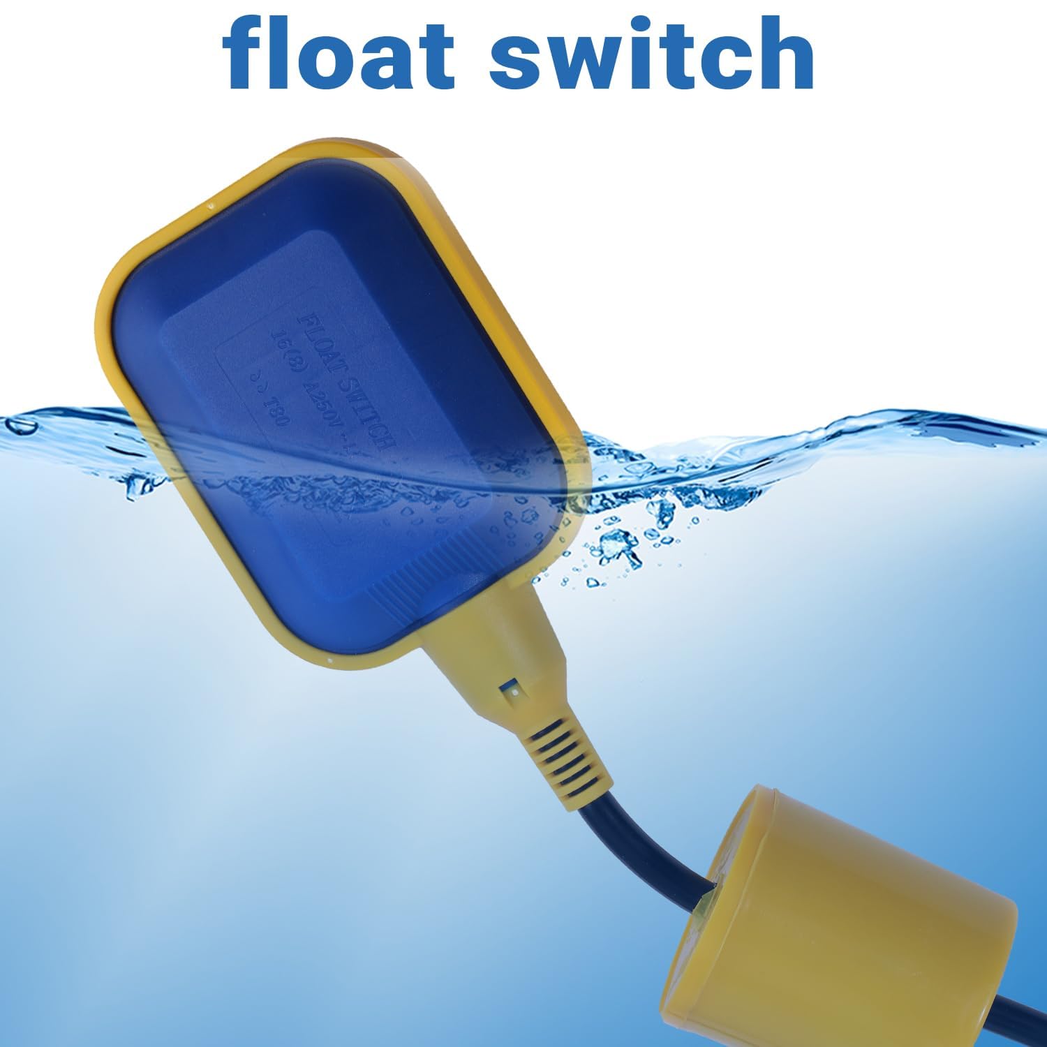Interruptor automático de control de nivel de agua, relé de sensor de nivel de líquido, interruptor de flotador, bombas de recogida usadas, tanques sépticos, tanques de agua AC220V