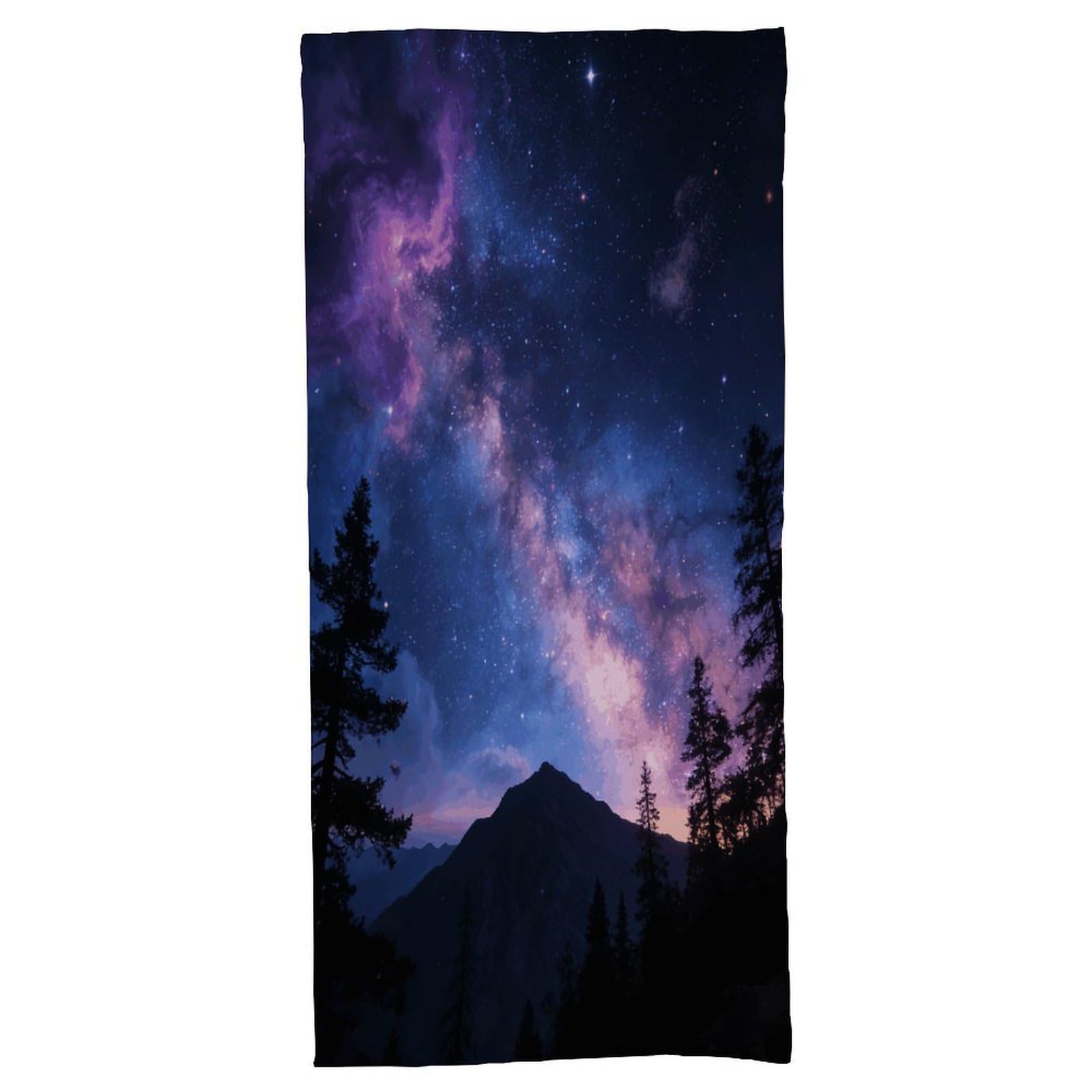 Fodpand Style Starry Sky Colorful Bath Towel, Highly Absorbent & Quick Drying Beach Towel, Compact & Lightweight Pool Towel For Bathroom, Beach, Pool, Gym, Spa, And Hotel Use