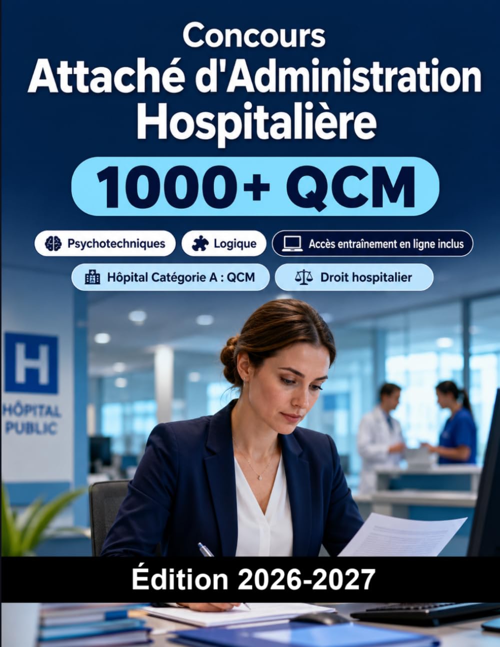 Concours Attaché d'Administration Hospitalière: Hôpital Catégorie A : QCM, droit hospitalier, management, finances, note de synthèse et oral