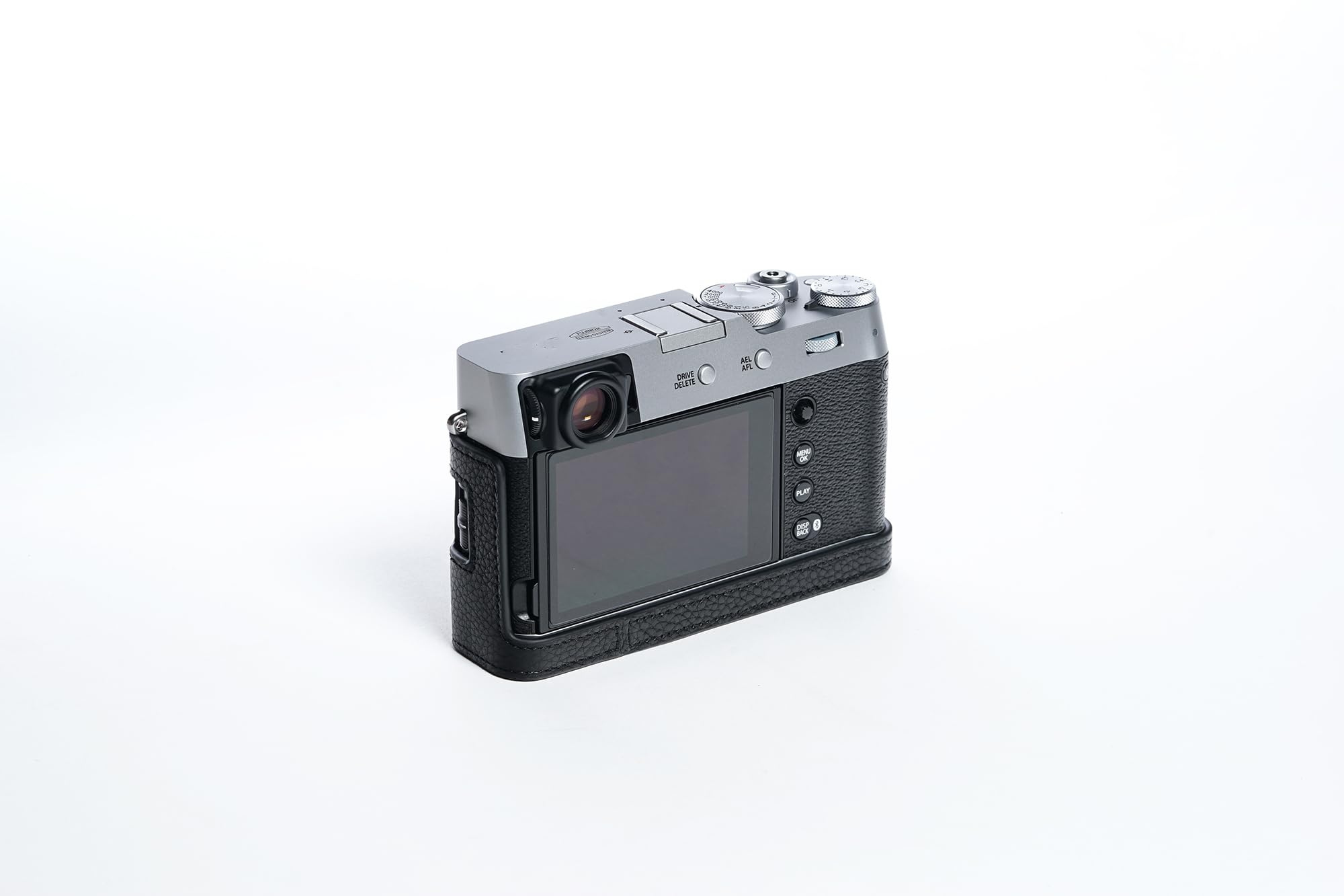 Amazon | FUJIFILM X100VI用ハンドメイド本革ハーフカメラケースバッグ 