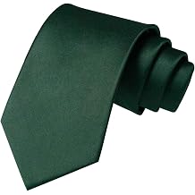 Men Tie Classic Men's Solid Satin Neck Tie Solid Color Formal Neckties with Multiple Colors for Men Business Wedding Party Work Tie,8cm