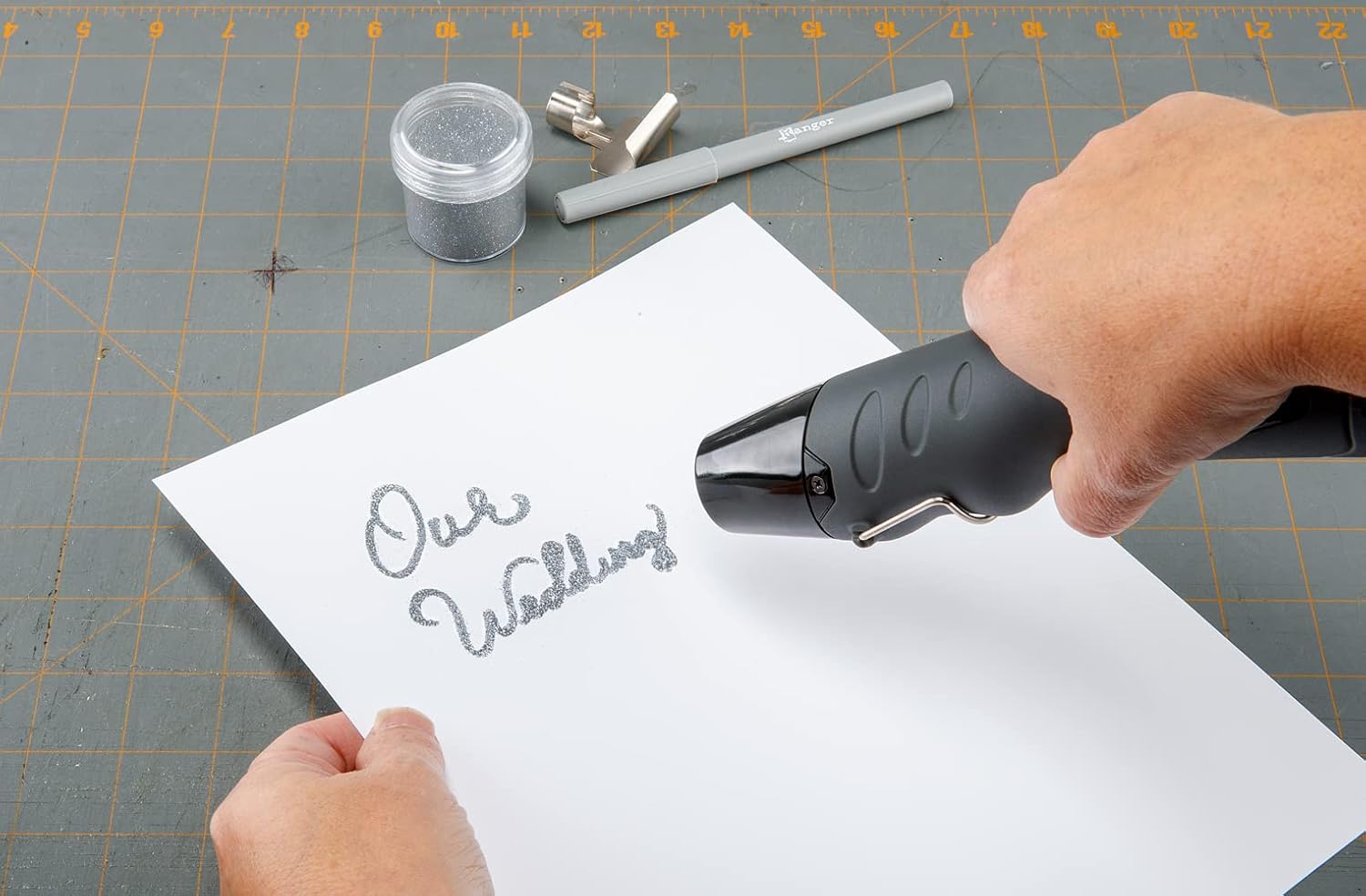 Genesis Compact Corded Electric 350W Heat Gun 662F with Curved Reflector Nozzle and 6ft. Power Cord for Crafts, Embossing, Paint Stripping, Shrink Wrap, and Heat Shrink Tube (GHG350) (Pack of 10)