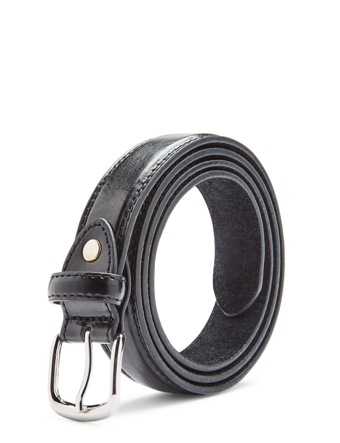 Chums Men's | Leather Belt x2 Black Brown 1" inch | Black & Brown
