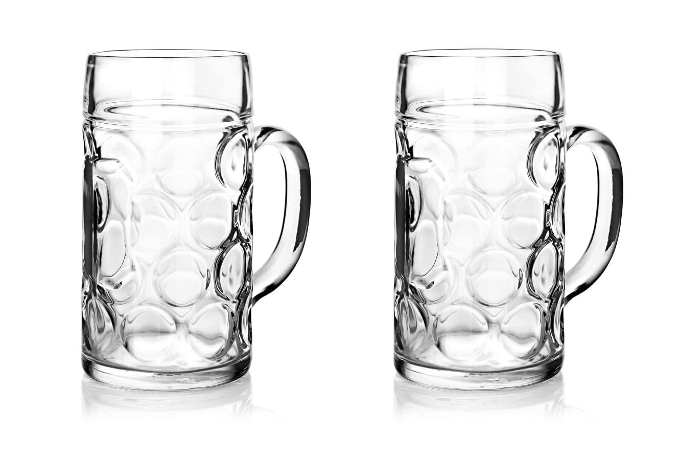 North Mountain Supply Oktoberfest Jumbo Glass Beer Mugs
