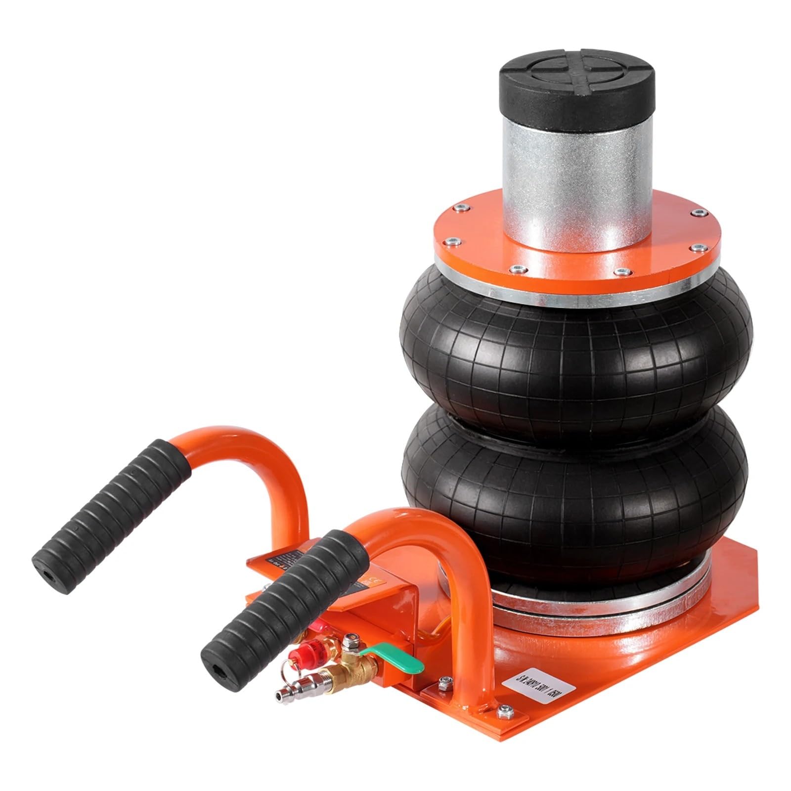 Hydraulic Jack, 3T Air Jack, 3-8S Pneumatic Lifting Jack with Heightened Column 6 Steel Tubes Thick Rubber Pad Fit for Sedan, SUV, Pickup