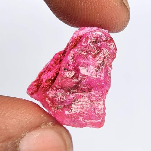 Miniatura 2 de Piedra preciosa de rubí rojo en bruto 11.00 Ct Natural Raw Raw Certified Red Ruby Stone, Gema, africano - rubí rojo