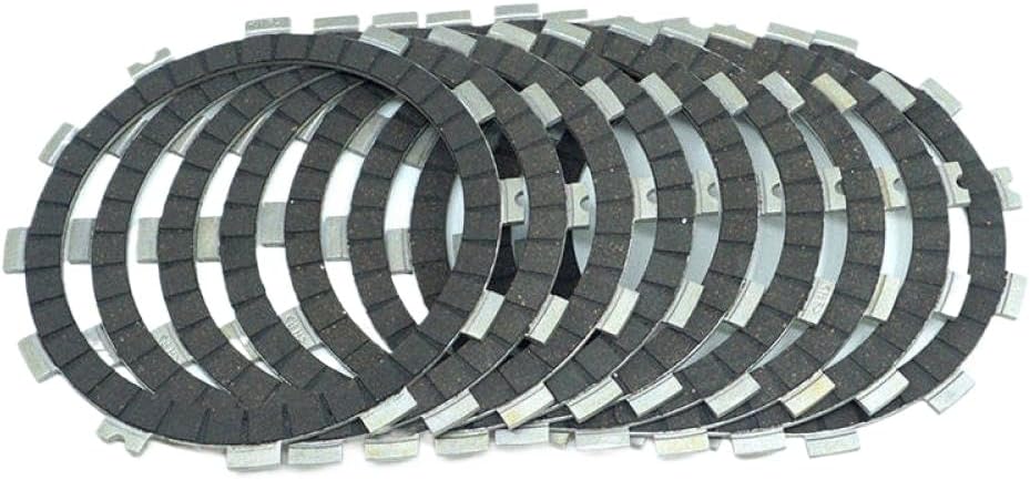 Compatible With ZX6R 636 2003 2004 Z1000 1000LT KLZ1000 2015 2016 2017 2018 Clutch Friction Disc Plate Kit 9 Sets Aftermarket Replacement