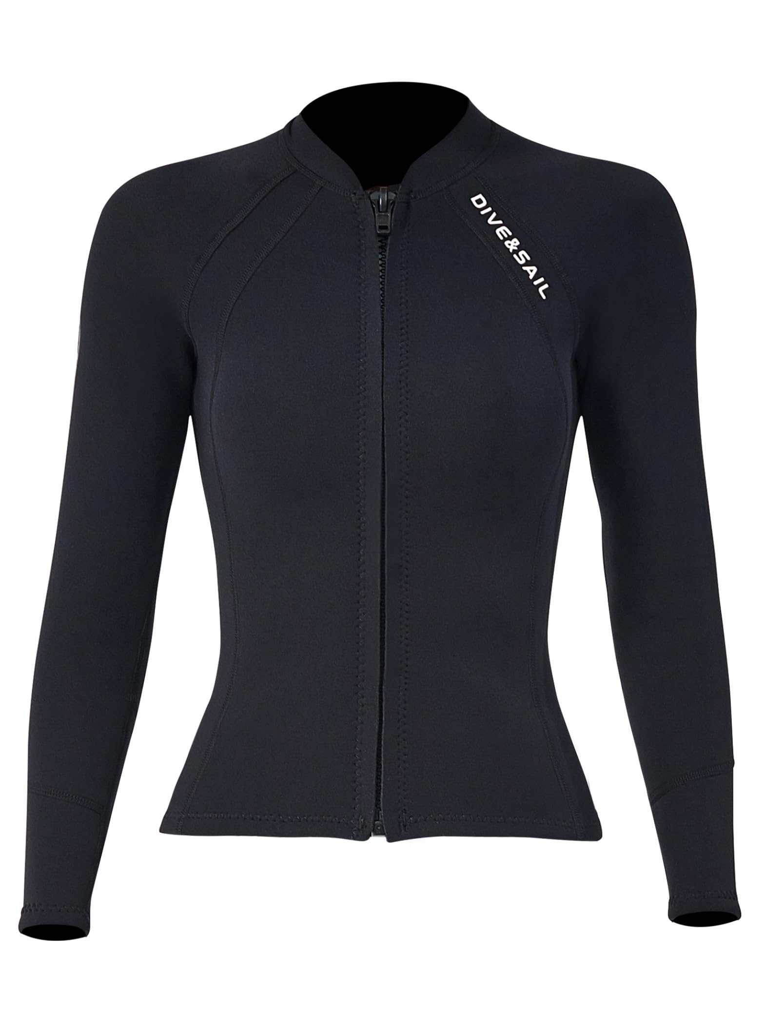 Giacca in neoprene da donna, 2 mm, giacca a maniche lunghe, per immersioni, rashguard per surf, nuoto snorkeling