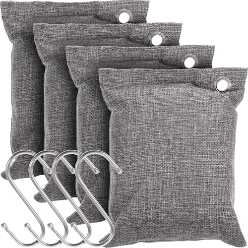 STOBOK 活性竹炭バッグ 消臭 除湿機能付き 室内 靴 玄関 クローゼット 車用 多用途 空気清浄剤