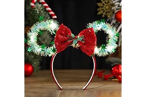 Illuminating Minnie Mouse Ears: A Festive Christmas Adornment
