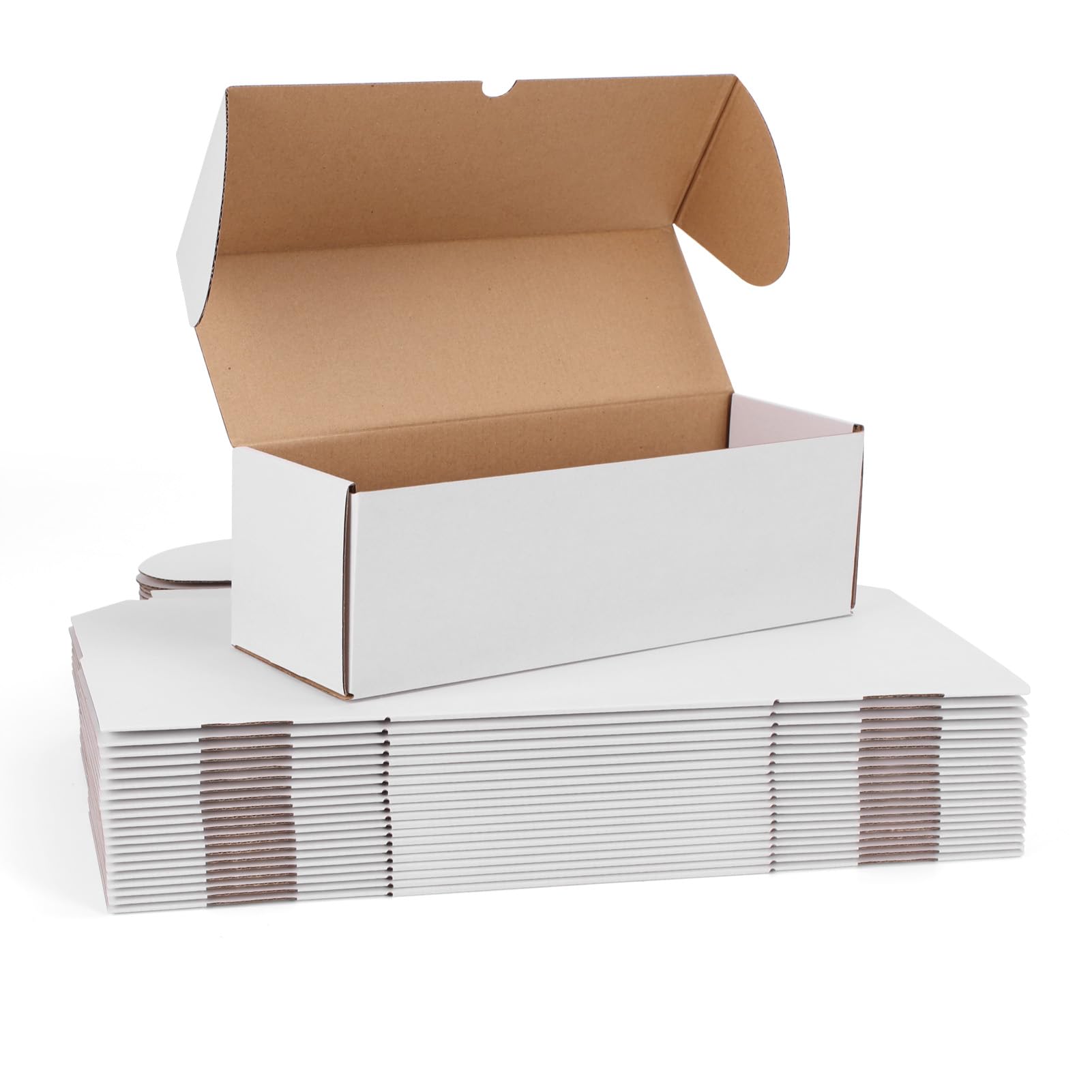 RLAVBL Boite Carton Expédition 30.5x15.3x10.2 cm, Lot de 25 Boites Carton en Blanche