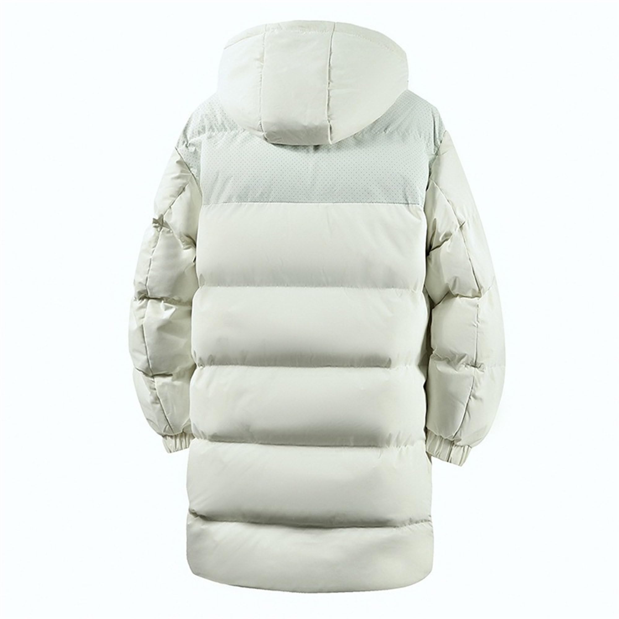 Giacca invernale lunga termica da uomo con cappuccio antivento isolata media lunghezza piumini da uomo imbottito caldo parka