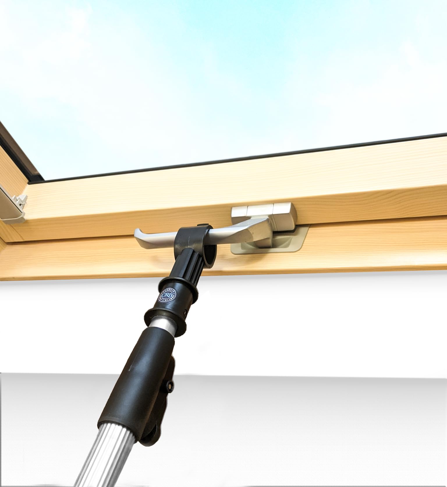 Classic Roof Blinds Silver Telescopic Window Pole Rod Opener Designed To Be Compatible With Dakstra® Skylight Roof Windows And Blinds (1.6M - 3.0M)