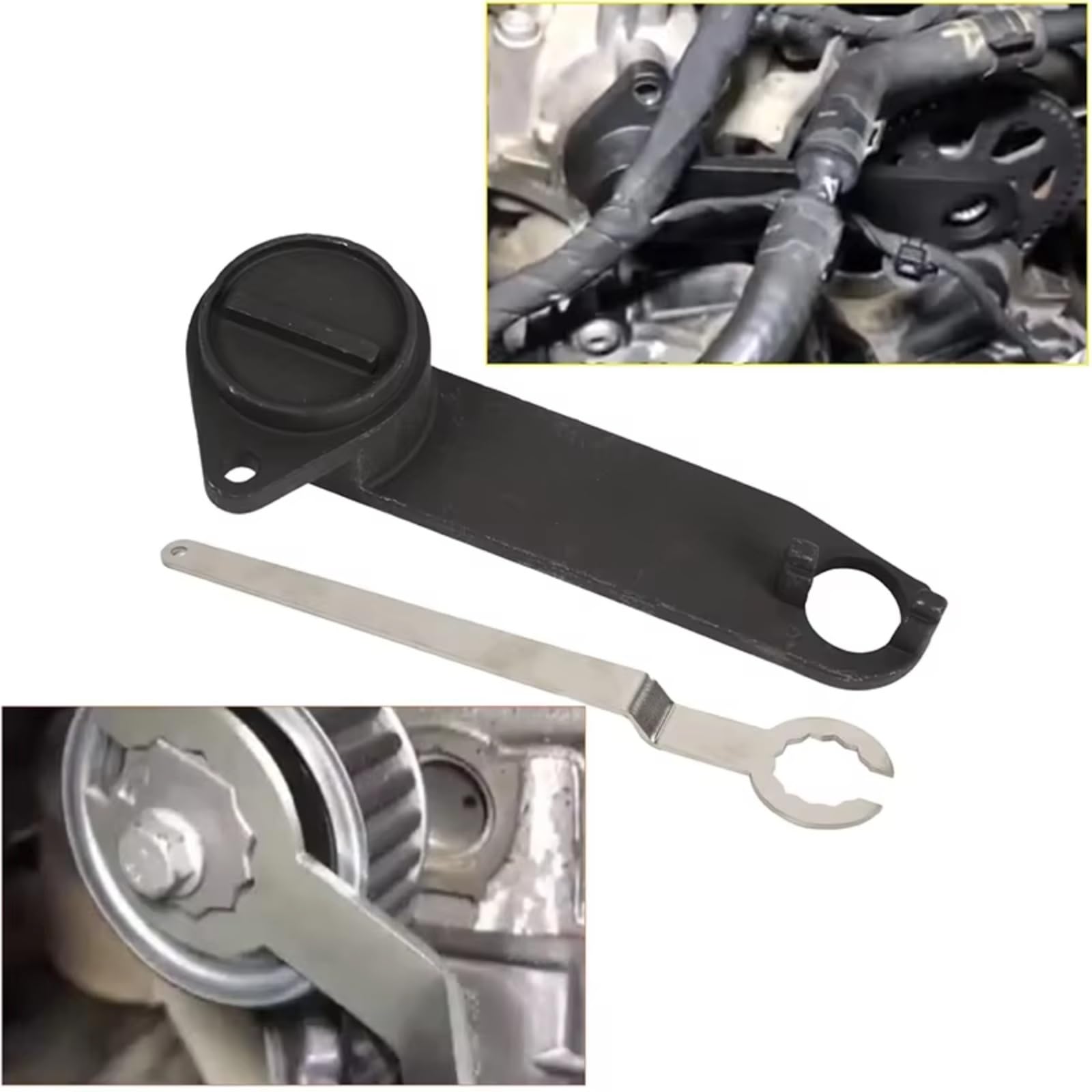 Compatible con Seat para Leon 2013 Reemplazo del Juego De Herramientas De Bloqueo De Tensión De Sincronización del Árbol De Levas del Motor Herramienta Calado Motor