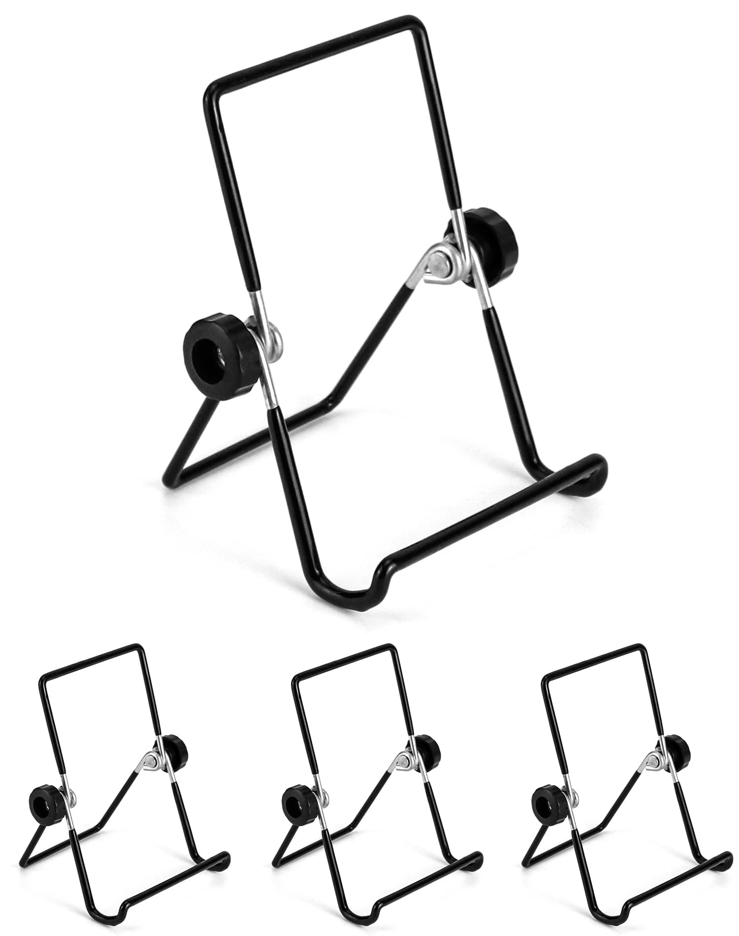 QWORK 4 Pack Stainless Steel Sprouting Stands for Wide and Regular Mouth Mason Jars - Perfect for Sprouting and Canning