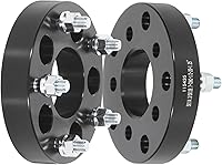 Vista 9 de SCITOO 2 adaptadores de rueda de 5 x 4.5 a 5 x 5.5 pulgadas, paso de rosca de 1/2, orificio de cubo de 2.874 in, 5 lengüetas, espaciadores de rueda