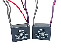 Vista 10 de Nuevo condensador de ventilador de techo CBB61 4.5uf + 6uf + 5uf 5 cables 250V