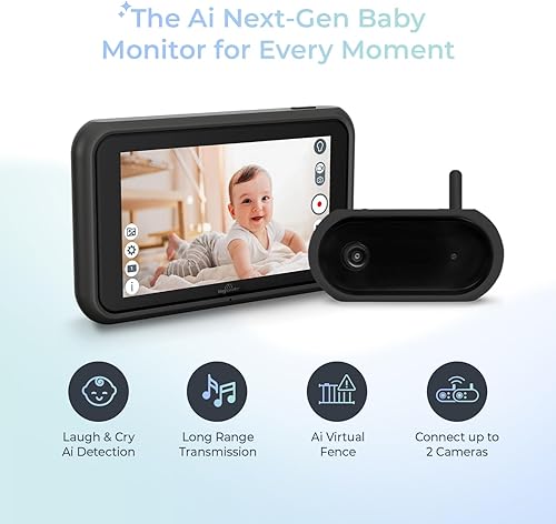 Miniatura 2 de Tiny Traveler Monitor inalámbrico inteligente para coche de bebé Ai (TT006B) - Alertas de seguridad alimentadas por AI detección de