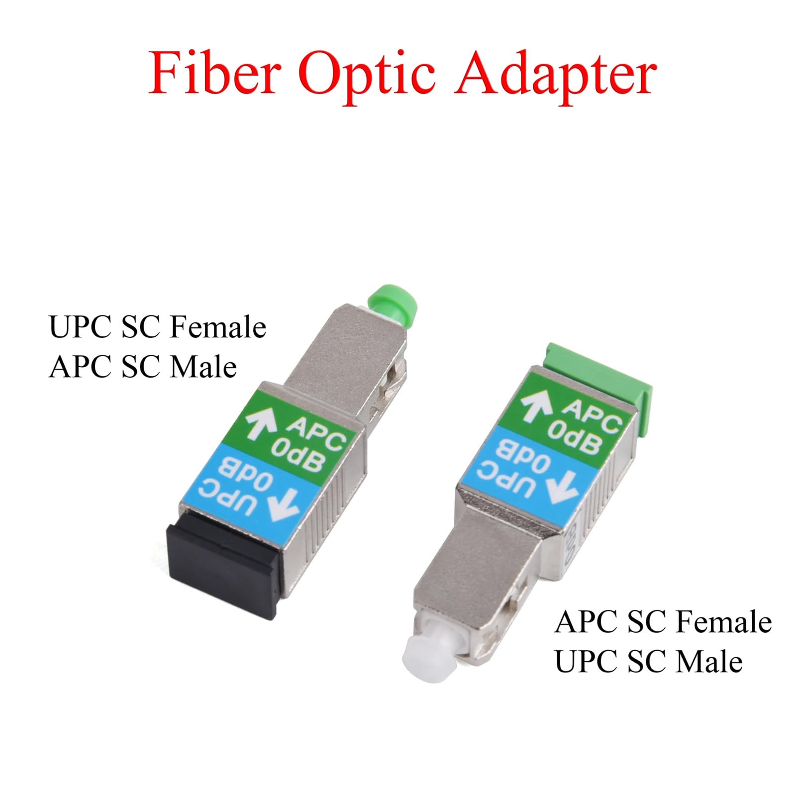 Adattatore per Fibra Ottica, Attenuatore per SC, Adattatore SC-UPC Maschio a Femmina da 1200 Nm a 1600 Nm, Connettore per Fibra Ottica Ibrida per