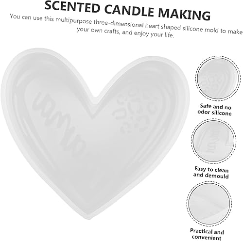 Miniatura 4 de COHEALI 3pcs Car Aroma Epoxy Mold Epoxy Resin Mould Candle Mold Epoxy Casting Candle Resin Soap Holder Silicone Molds for Epoxy Candle Making Molds