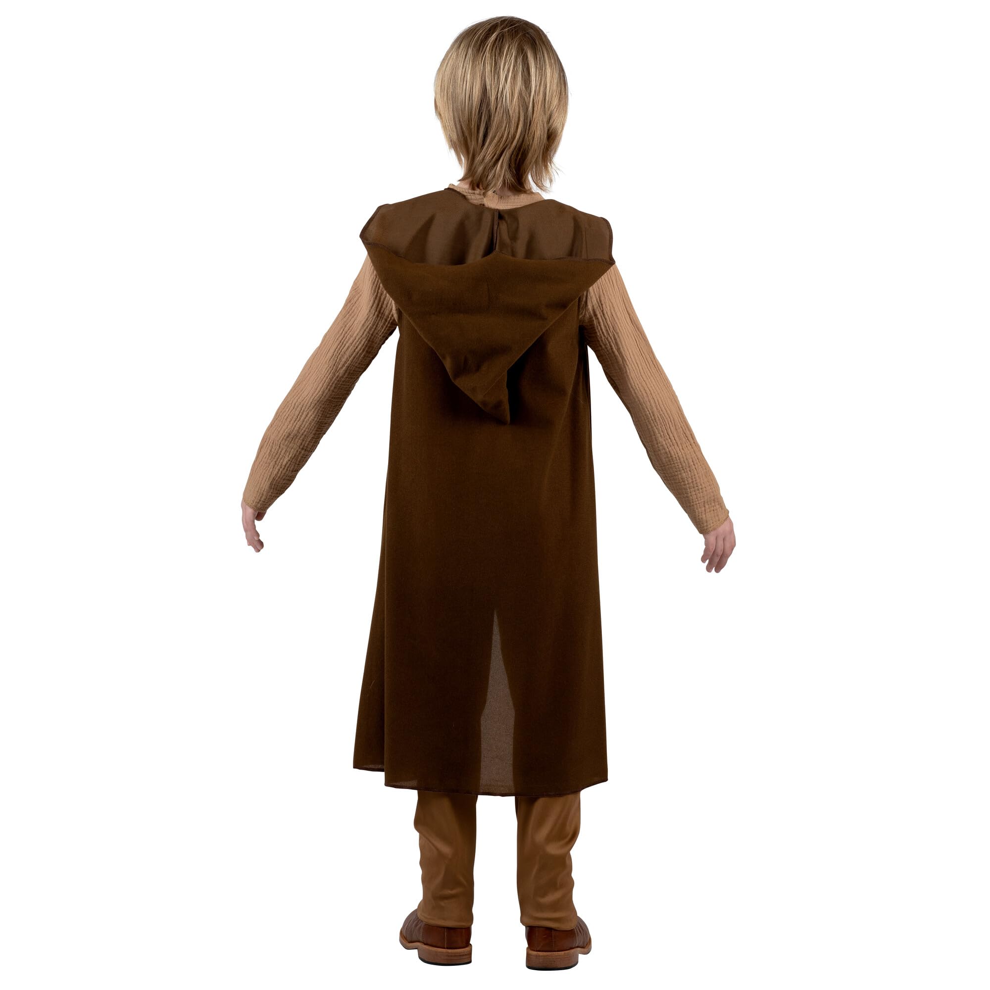 Star Wars OBI-Wan Kenobi - Costume ufficiale per ragazzi, tunica e pantaloni, mantello rimovibile con design stampato e cintura stampata