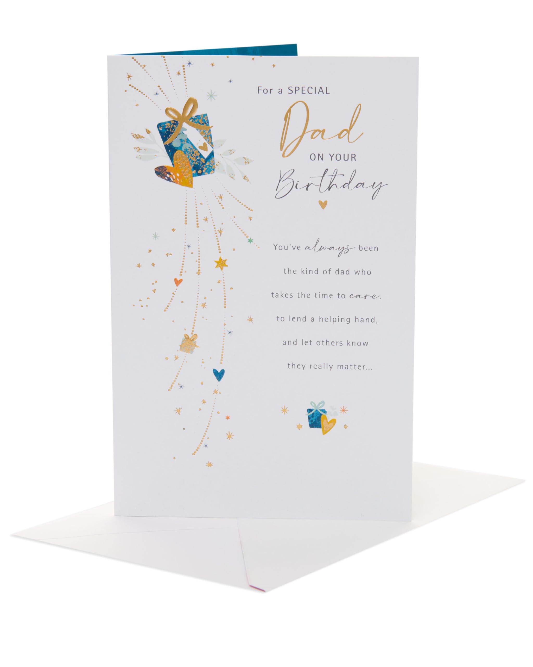 UK Greetings | Birthday Card for Dad | Heartfelt Design | With Envelope