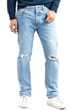 Men's 501 Original-Fit-Jean, Damaged Hector-Warp Stretch, 34W x 32L