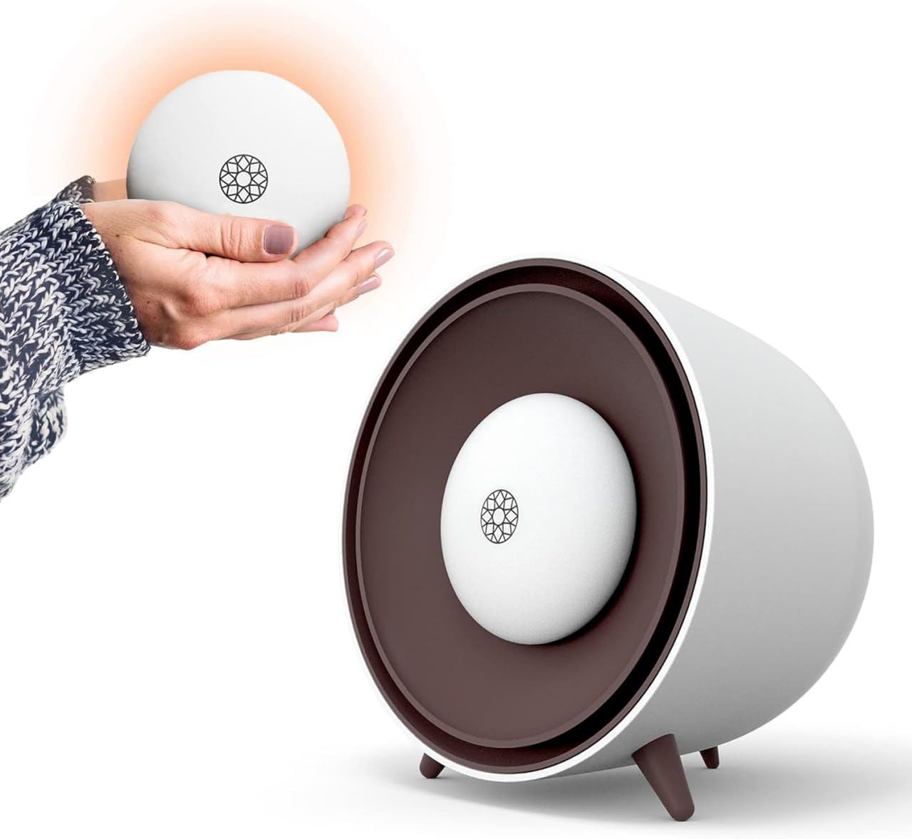 MVM Enterprise Mini Electric Fireplace Heater for Indoor Use Small Space Fireplace Heater with 3D LED Flame Safety Protection Portable Desktop Fireplace Heater for Office Home Christmas Decoration