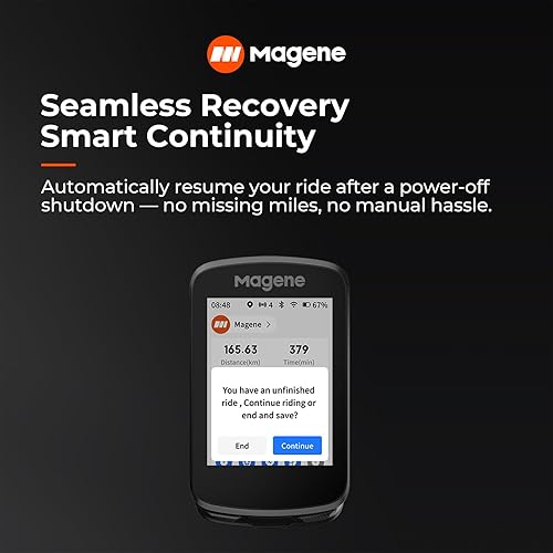 Miniatura 4 de Magene C506 GPS Bike Computer - Pantalla táctil a color de 2.4", navegación inteligente, WiFi rápida y Bluetooth, asistente de conducción