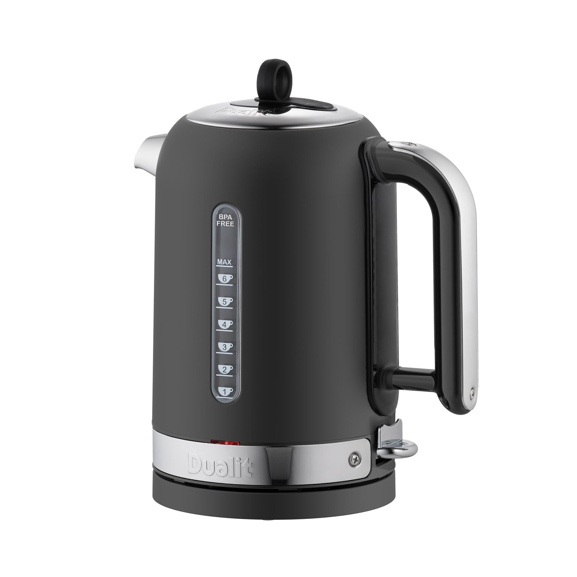 Sponsored Ad – Dualit Classic Kettle - Matt Black Stainless Steel - 1.7L - Quiet Boiling - 3kW - 90-second boiling time - Repairable Element