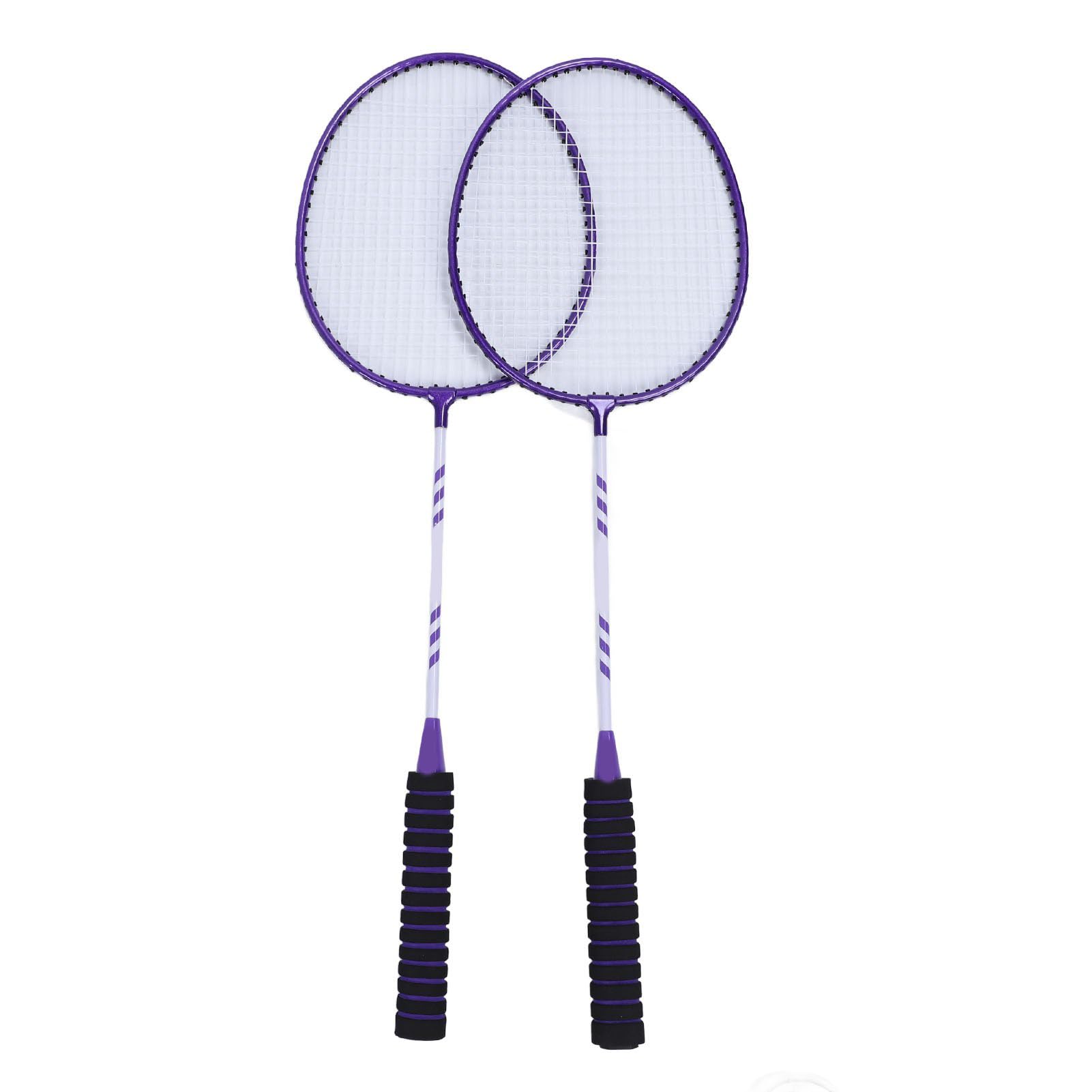 Juego de raquetas de bádminton deportivas, antideslizantes, con pelotas de nailon y bolsa de transporte