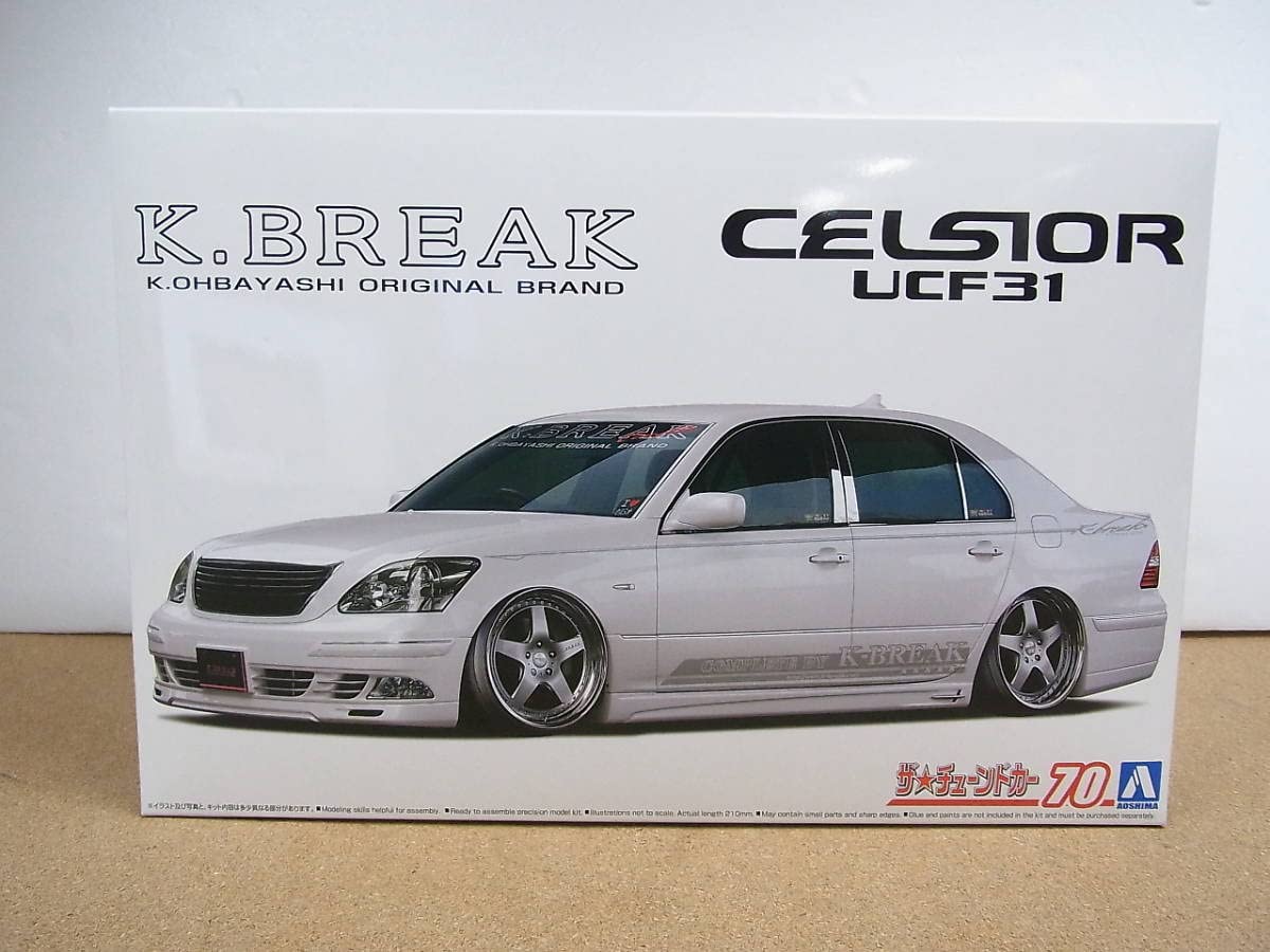 アオシマK-BREAK UCF31セルシオ Amazon.com: Aoshima Toyota K-Break UCF31 Celsior 03 1:24