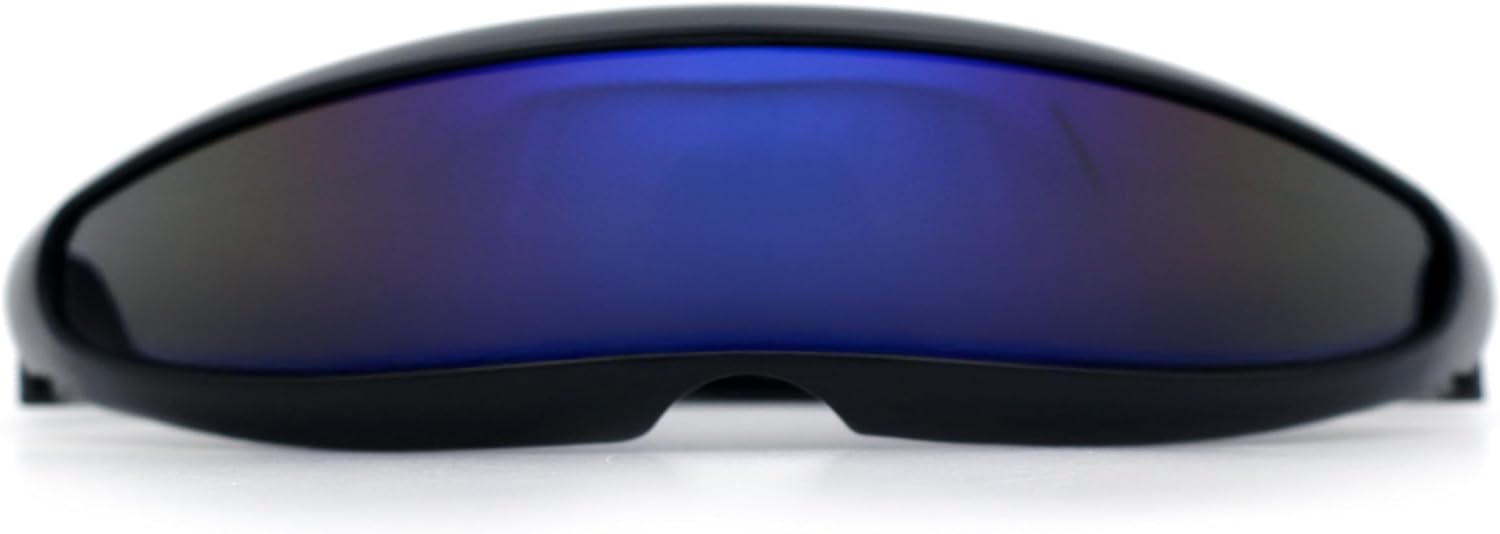 SA106 Mirror Lens Monolens Cyclops Robotic Futuristic Sunglasses