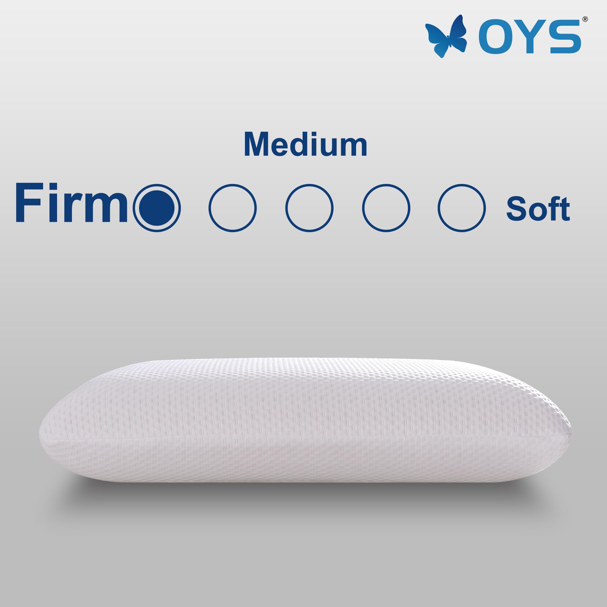 OYS Natural Talalay Latex Pillows for Comfortable Sleeping,Neck Pain Relief,Enhanced Sleep