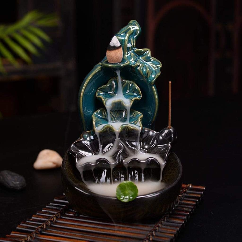 Ornaments, Ceramic Incense Burner-Backflow Incense Burner Holder Ceramic Incense Holder Ceramic Ornament Gift