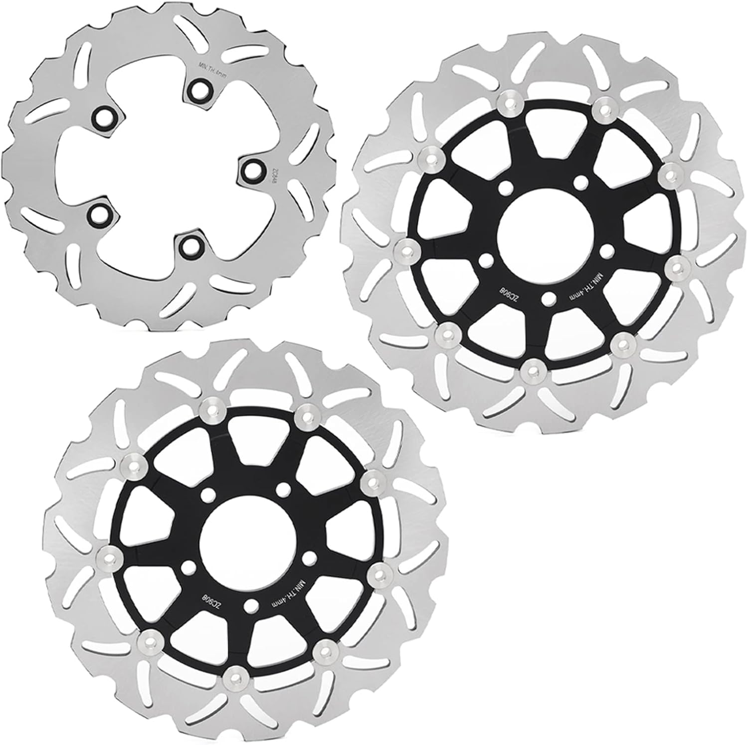 Front Rear Brake Disc Rotors for Suzuki SV650 2003-2010 SV 650 S SV650S 2003-2015