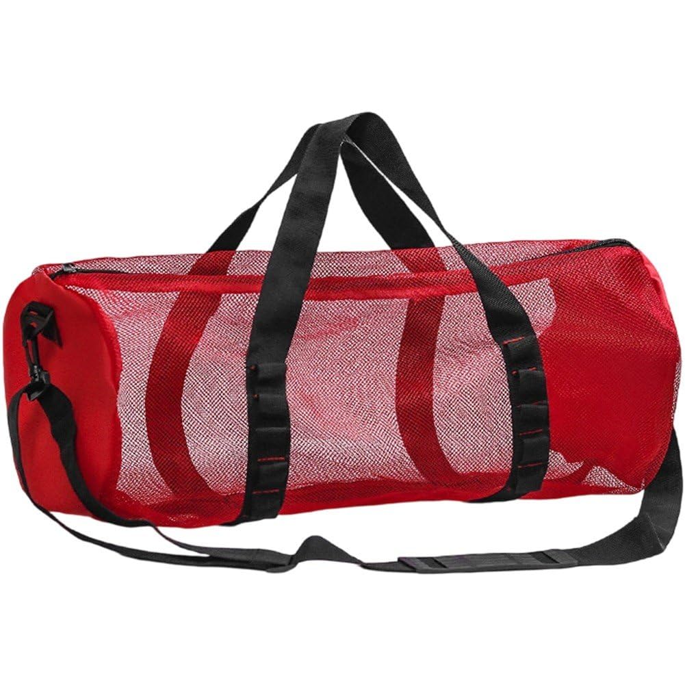 Bolsa de lona de malla para buceo y transporte de equipo de snorkel