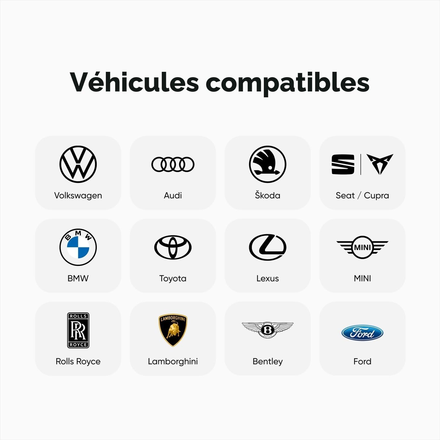 OBDeleven 3 Lecteur de Codes OBD2 Diagnostic Bluetooth Scanner Auto pour Utilisation Quotidienne et Avancée, iOS et Android (OBDeleven 3)