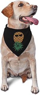 Upside Down Pineapple Triangle Dog Bandana Scarf Accessories for Pet Bibs