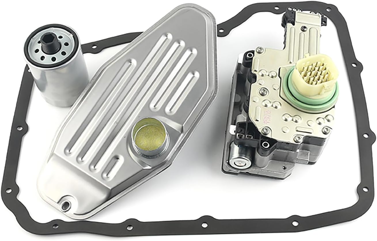 4pcs 545RFE Transmission Solenoid Block 4WD Filter Service Kit 45RFE Compatible with Challenger Dakota Durango Raider Ram 1500 2500 3500 Grand Cherokee