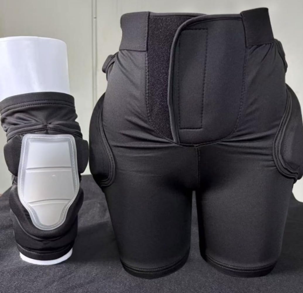 スキーヒッププロテクターパンツ インナーウェア スキー転倒防止パッド レディース アイススケート/スノーボード用 ヒップパッド