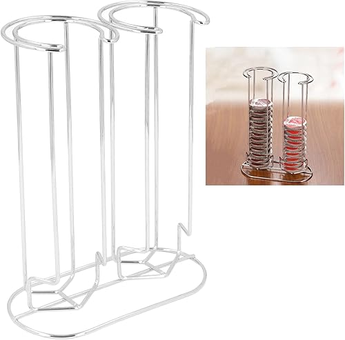 Miniatura 5 de Coffee Capsule Stand Decorative Keep Organized 35 Capacity Metal Coffee Pod Holder for Shop for Office