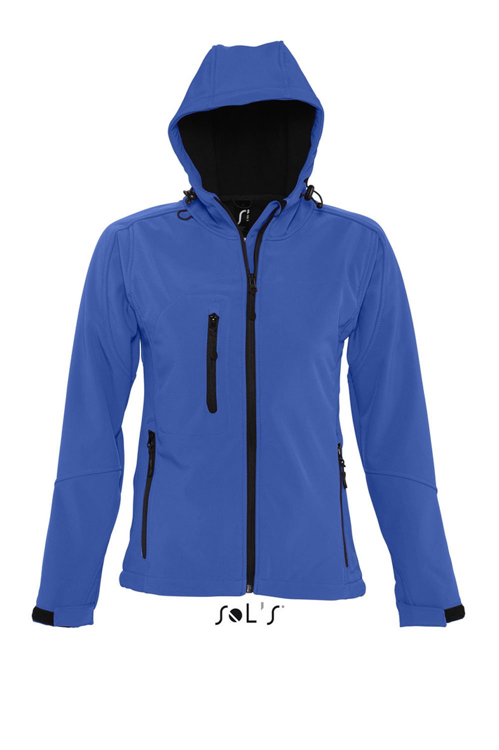 Sol’S Replay - Softshell Femme à Capuche - Veste zippée à Manches Longues imperméable et Respirante